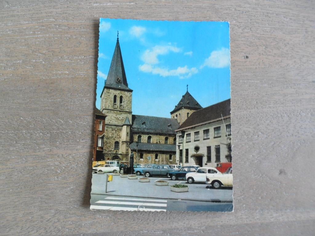 Heerlen, Emmaplein/auto  1966, Verzenden, 1960 tot 1980, Gelopen, Limburg