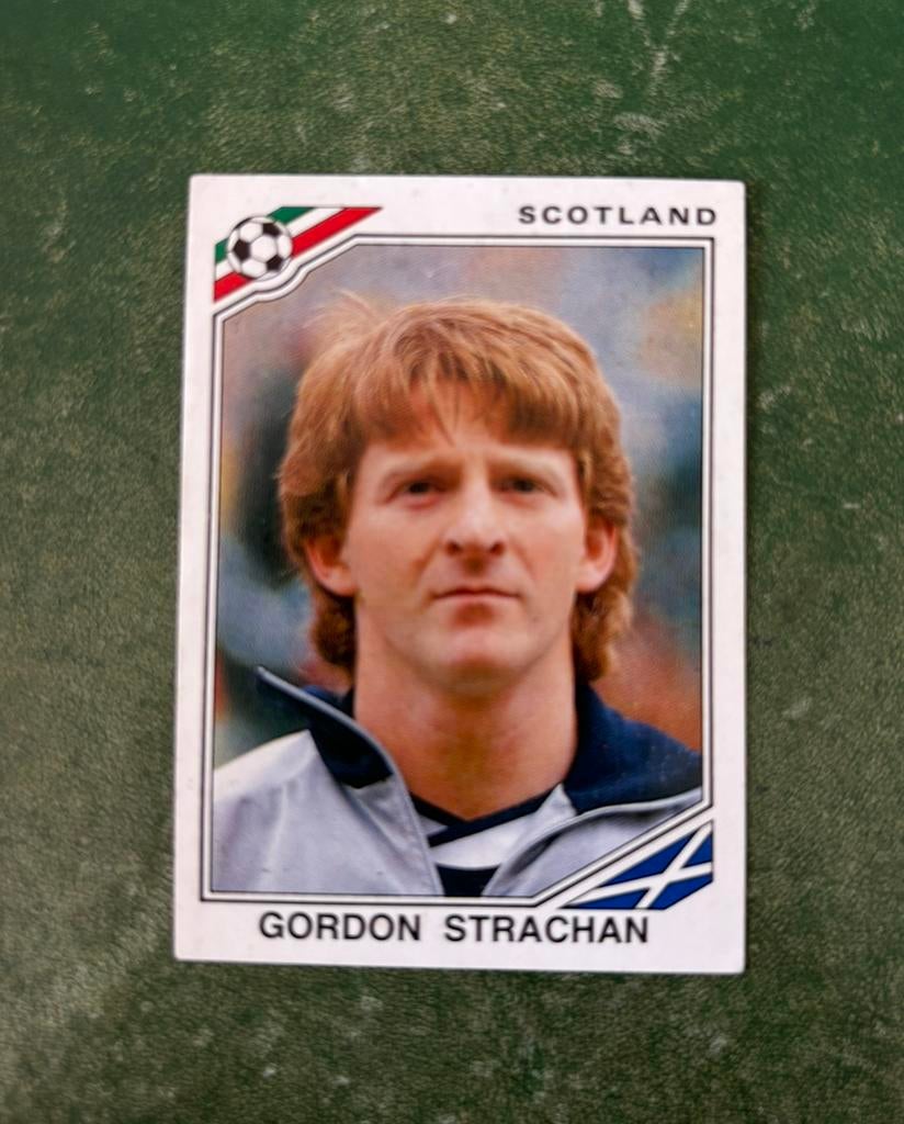Panini plaatje Gordon Strachan Schotland WK 1986, Ophalen of Verzenden