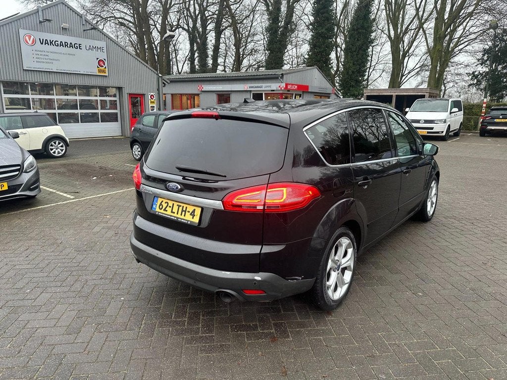 Ford S-Max 2.0 EcoBoost Titanium 7p automaat . leer , naviga, Euro 5, 1976 cc, Gebruikt, 4 cilinders