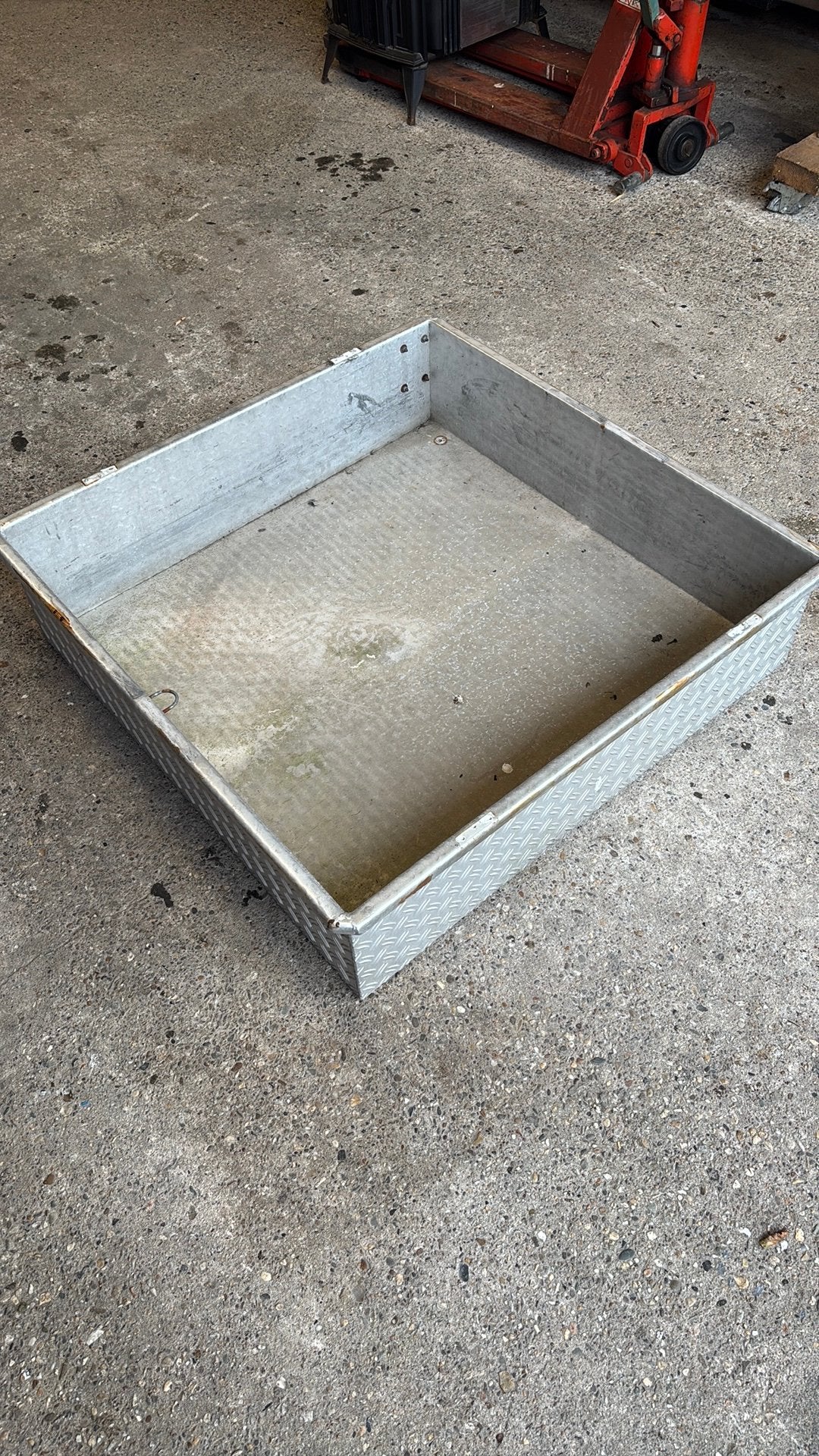 Aluminium bak, Ophalen