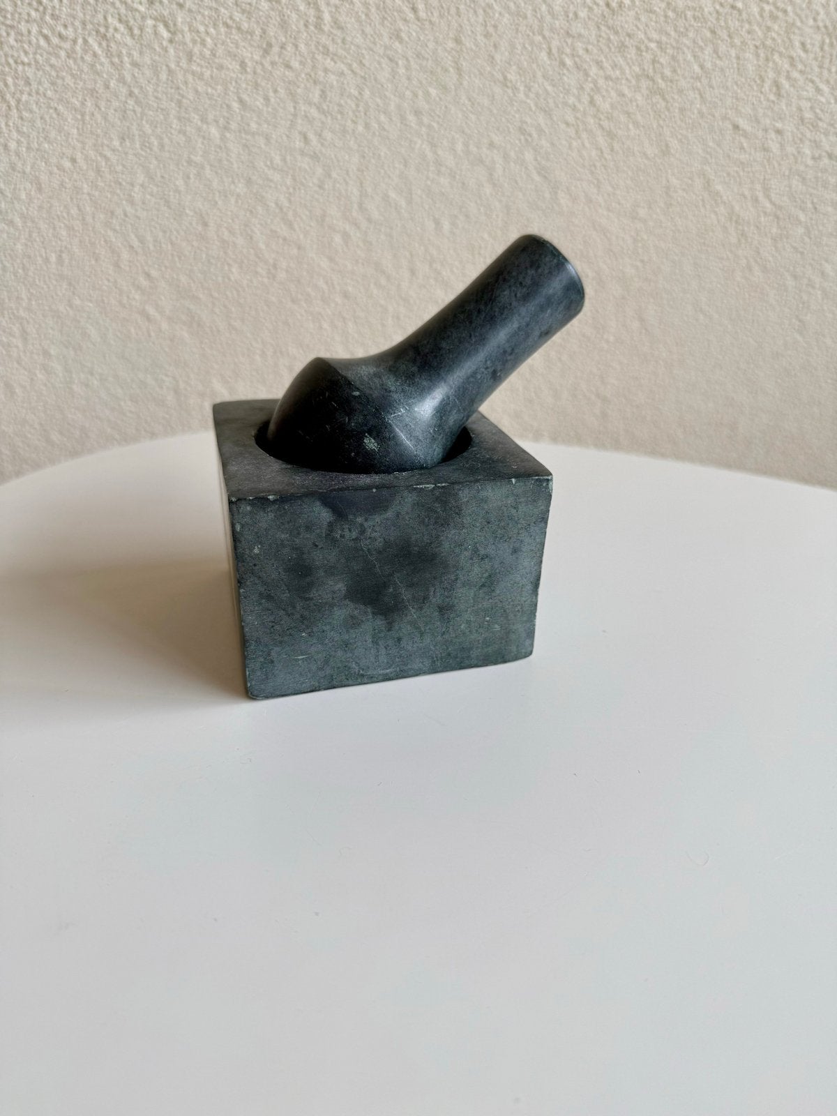 Marmeren vijzel en stamper, Ophalen of Verzenden