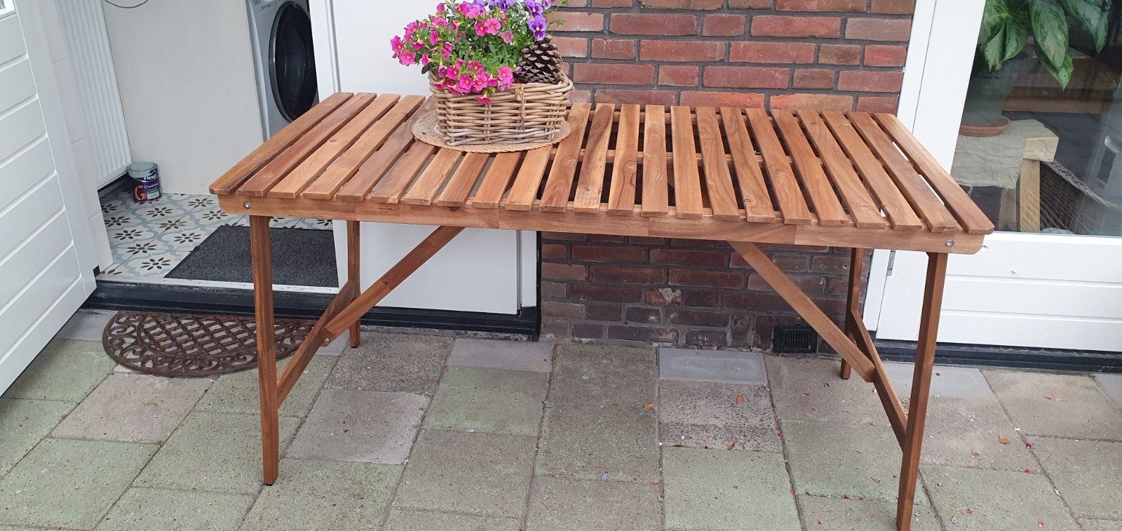 Houten tuintafel ( Ikea), Ophalen of Verzenden, Nieuw, Hout