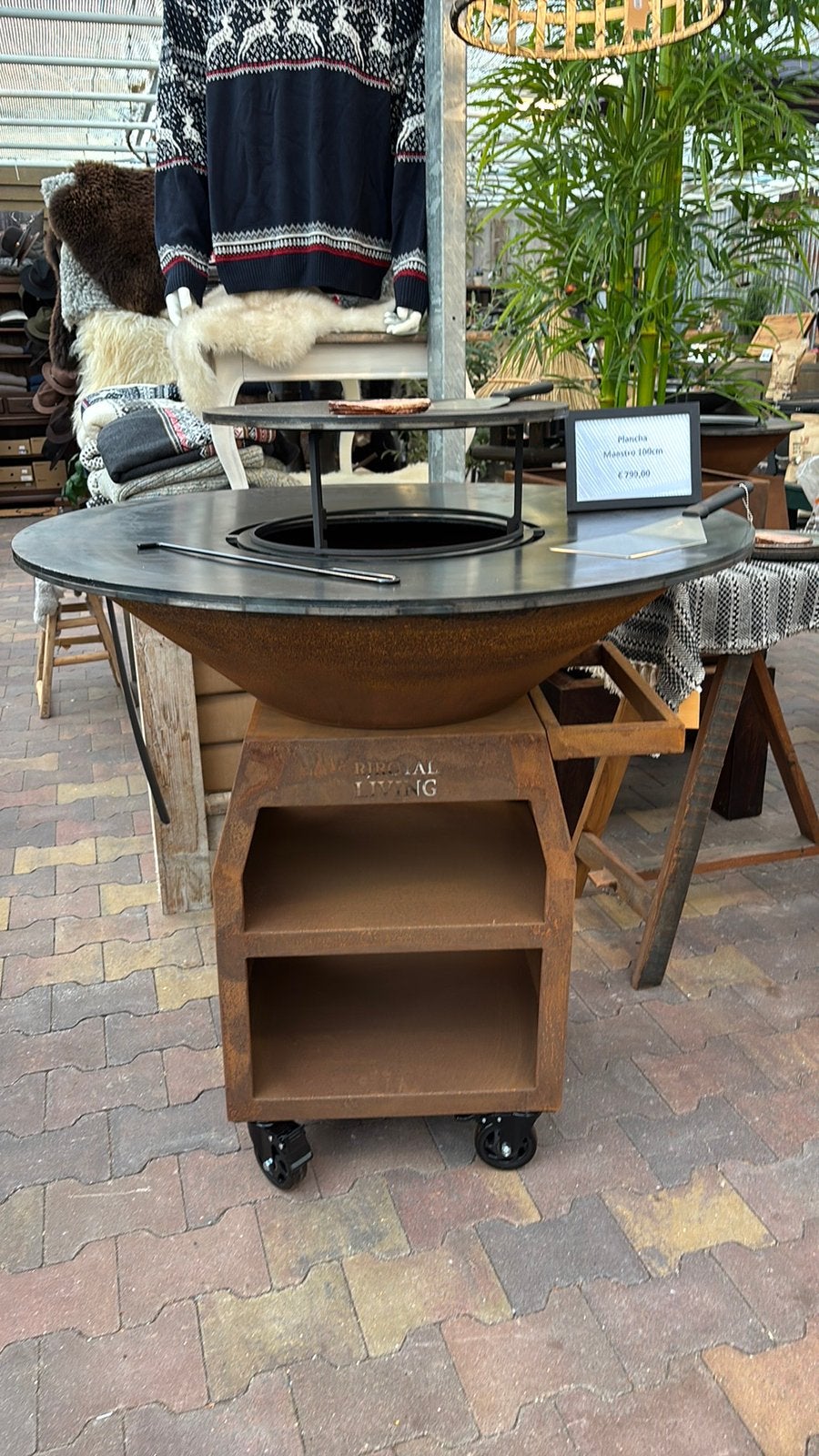Plancha Maestro 100cm, Met accessoires, ., Nieuw, Ophalen of Verzenden