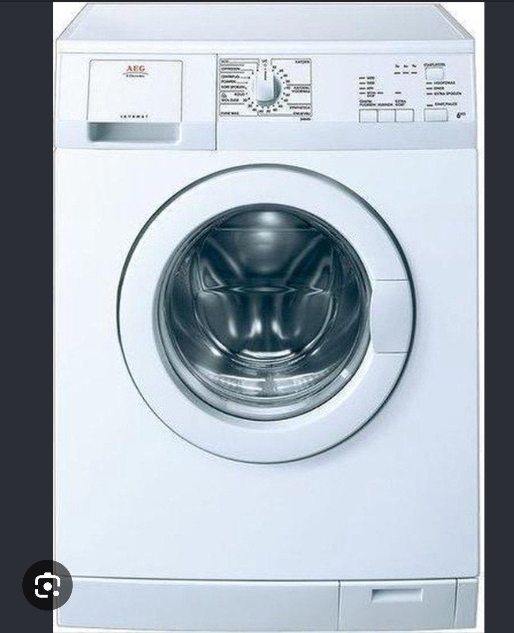 Gratis AEG wasmachine, voor 30 september af te halen, Ophalen, Gebruikt, 85 tot 90 cm, 1200 tot 1600 toeren