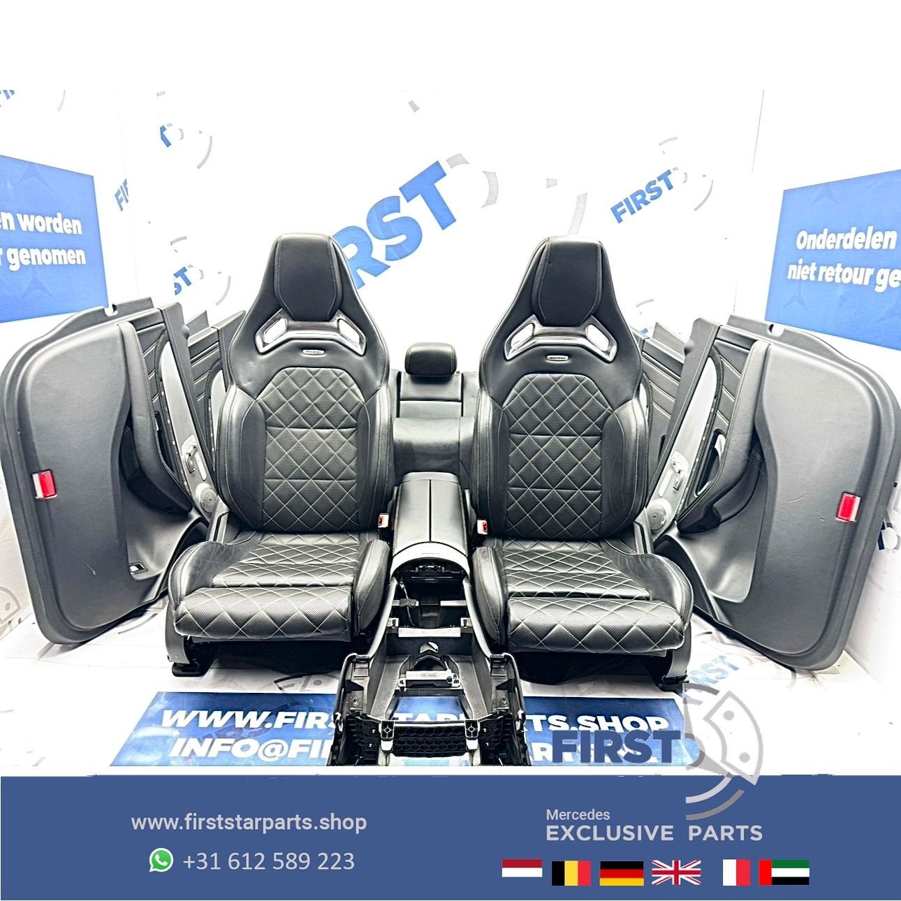 W253 GLC 63 AMG COUPÉ interieur Mercedes C253 GLC63 stoelen, Auto-onderdelen, Gebruikt, -, Ophalen of Verzenden, -