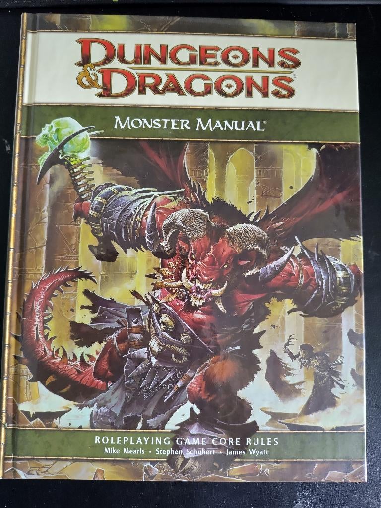 DnD 4e Monster Manual, Boeken, Hobby en Vrije tijd, Zo goed als nieuw, Overige onderwerpen, Ophalen of Verzenden