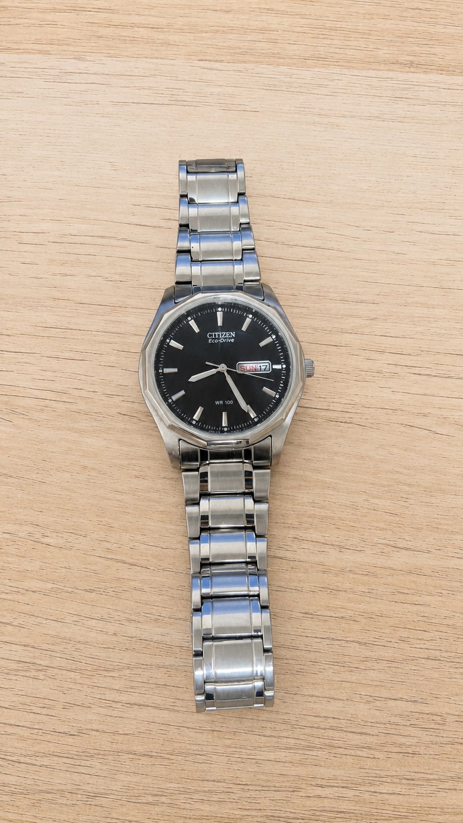 Citizen Eco-Drive horloge inclusief doos, Staal, Staal, Nieuw, Ophalen of Verzenden