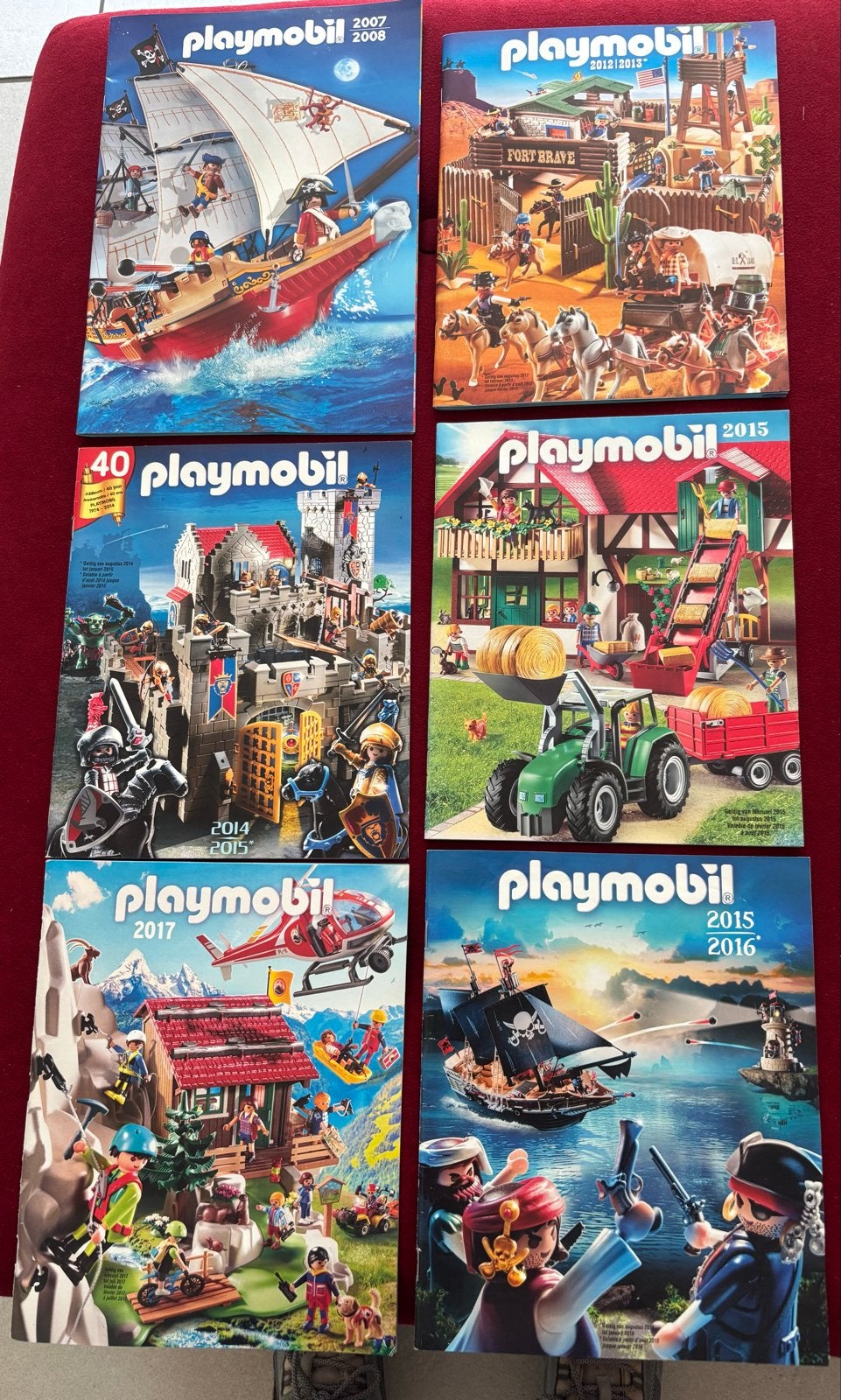 Playmobil Catalogus Collectie (6 stuks), Verzenden, Zo goed als nieuw, Catalogus