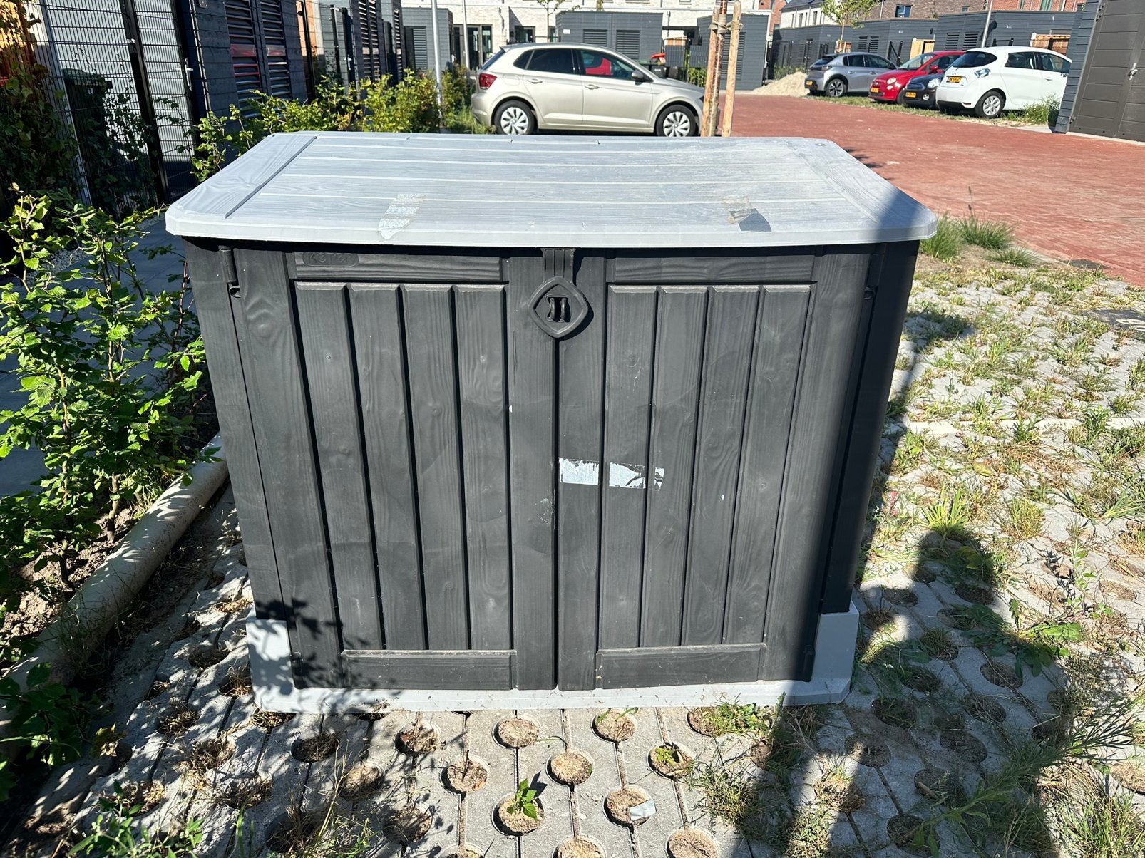 Kussenbox / opbergbox, Tuin en Terras, Ophalen, Gebruikt, Kunststof, Overige typen