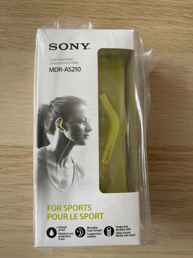 Sony MDR-AS210, Ophalen of Verzenden, Nieuw, Op oor (supra aural), Sony