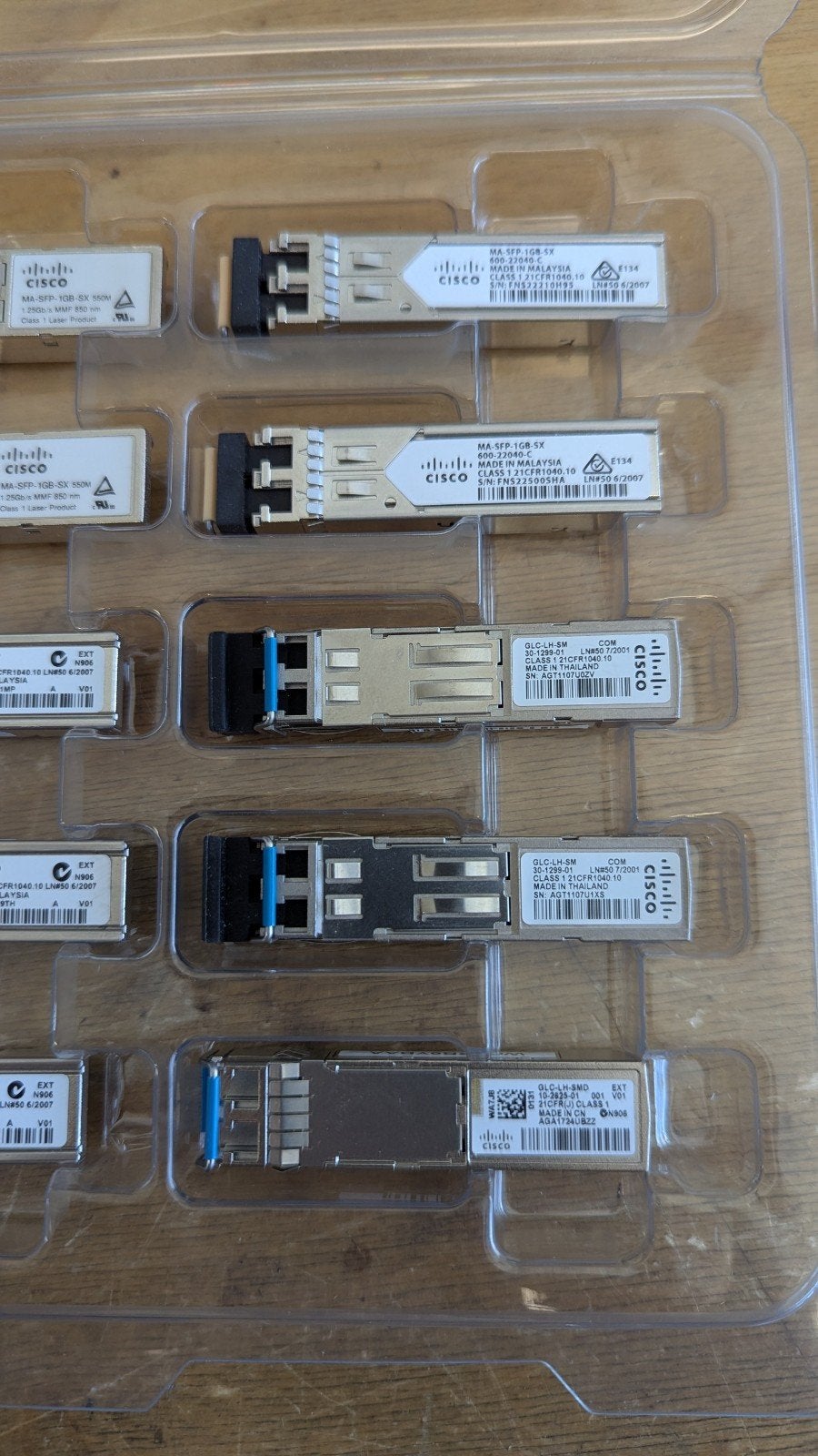 Diverse Cisco SFP transceivers voor Meraki, Ophalen of Verzenden, Zo goed als nieuw