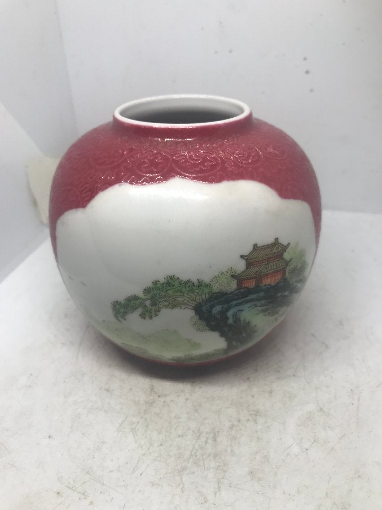 chinees japan porselein  vaas pot gember, Antiek en Kunst, Ophalen of Verzenden