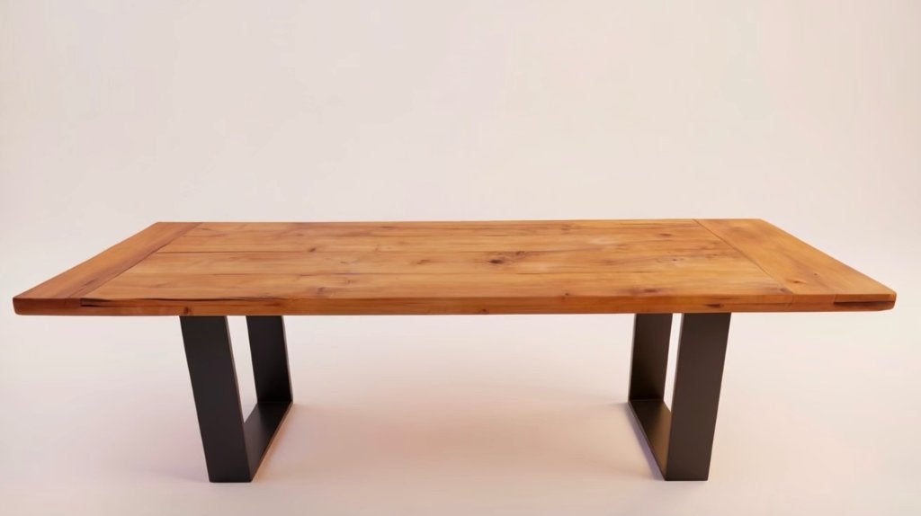 Eettafel, naar model Riva 1920, Ophalen, Gebruikt, Eikenhout, 200 cm of meer