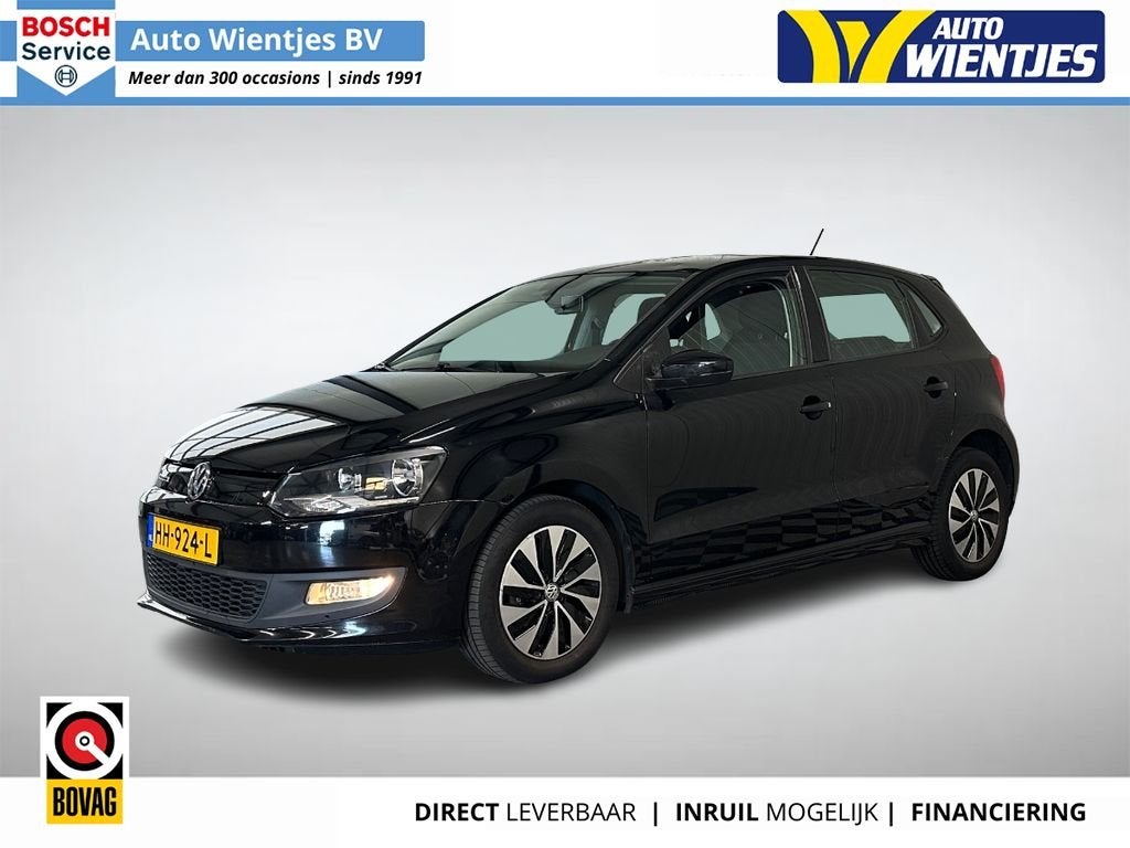 Volkswagen Polo 1.0 TSI BlueMotion | Edition 5-Drs | Airco-E, Auto's, Volkswagen, Voorwielaandrijving, 95 pk, Zwart, Origineel Nederlands
