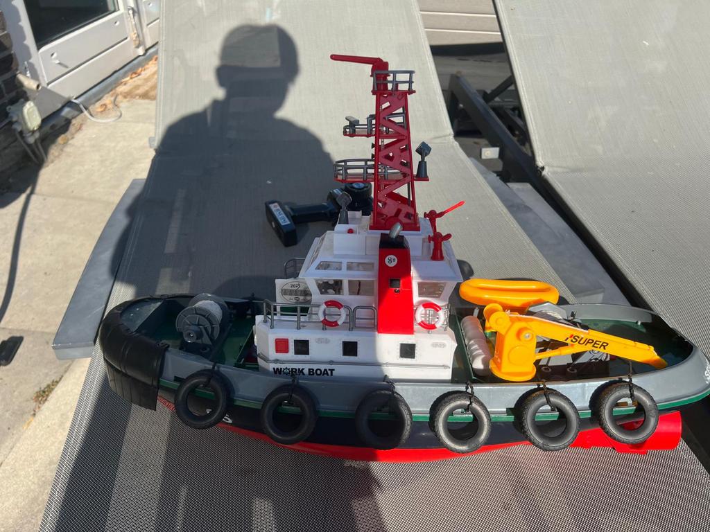 Radiografische sleepboot, Ophalen