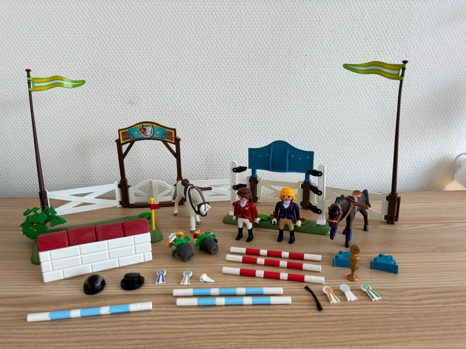 Playmobil Springwedstrijd Set - Compleet en Zo Goed als Nieu, Complete set, Overige typen, Ophalen of Verzenden, Zo goed als nieuw