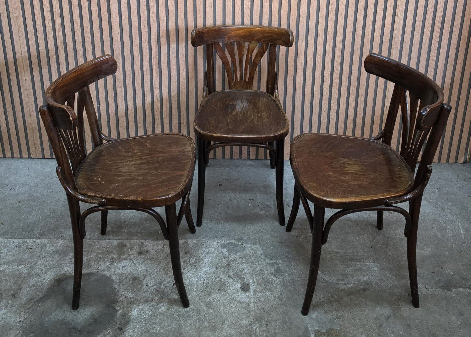 6 x cafestoelen hout Thonet bentwood bistro stoelen cafe, Bruin, Ophalen of Verzenden, Zo goed als nieuw, Vijf, Zes of meer stoelen