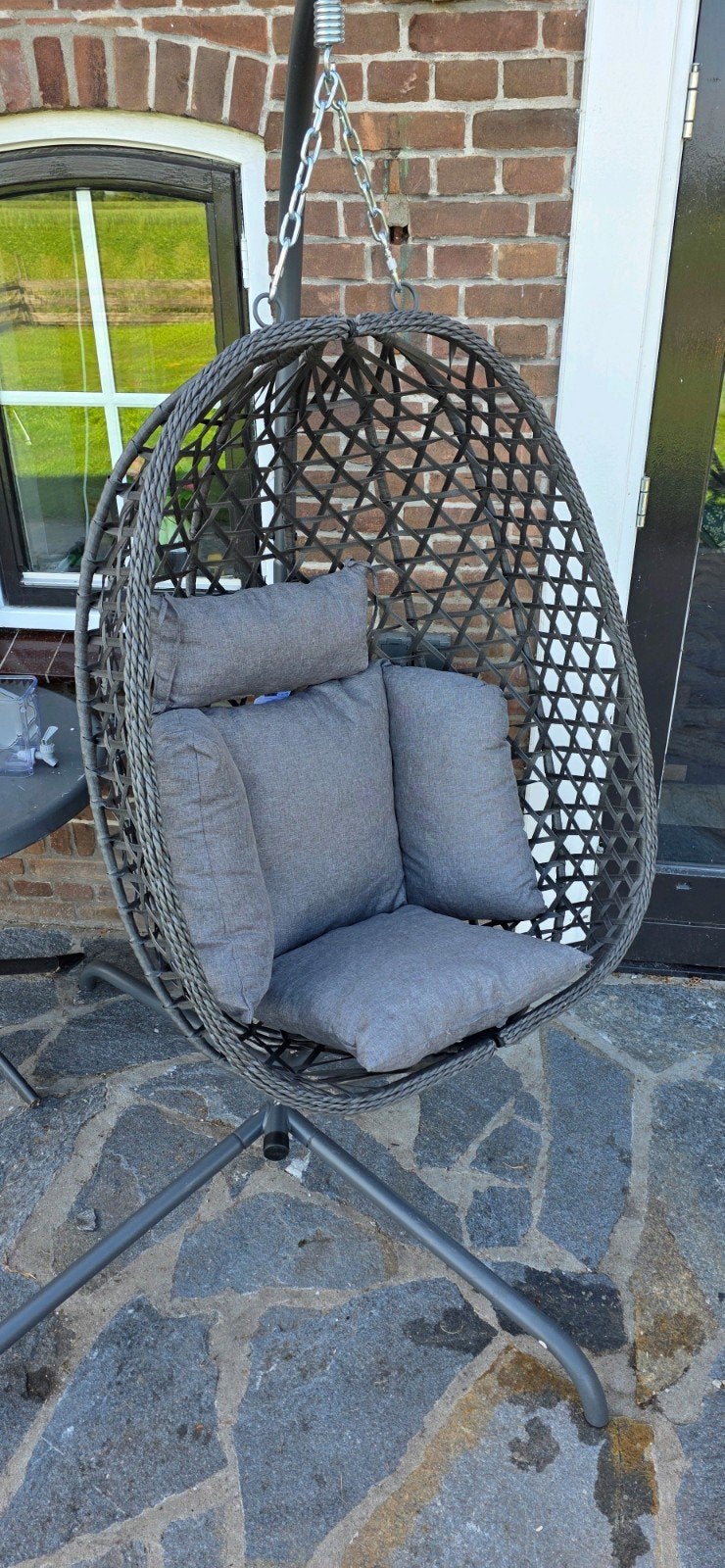 hangstoel ei stoel, Tuin en Terras, Ophalen, Zo goed als nieuw