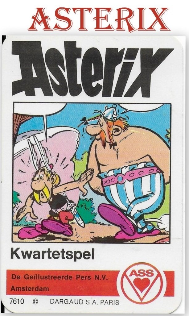Asterix Kwartetspel uitgave ASS / de geillustreerde pers, Verzamelen, Ophalen of Verzenden, Zo goed als nieuw, Joker(s)