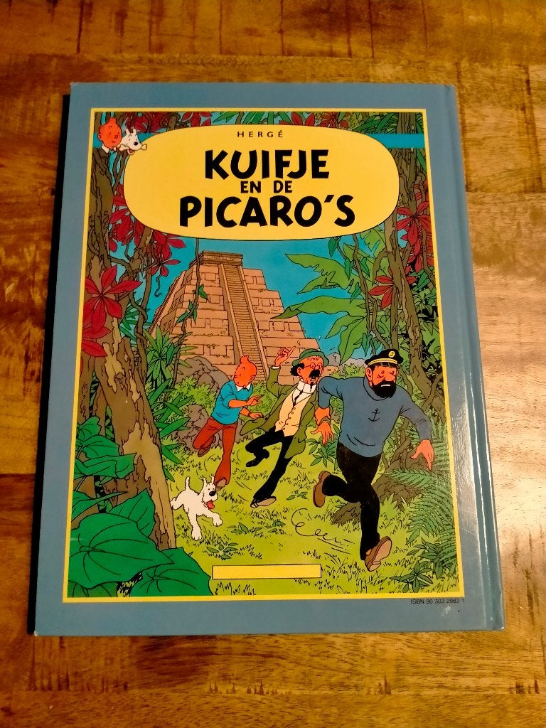 Kuifje Vlucht 714 en de Picaro's hardcover dubbel strip, Boeken, Eén stripboek, Verzenden, Gelezen