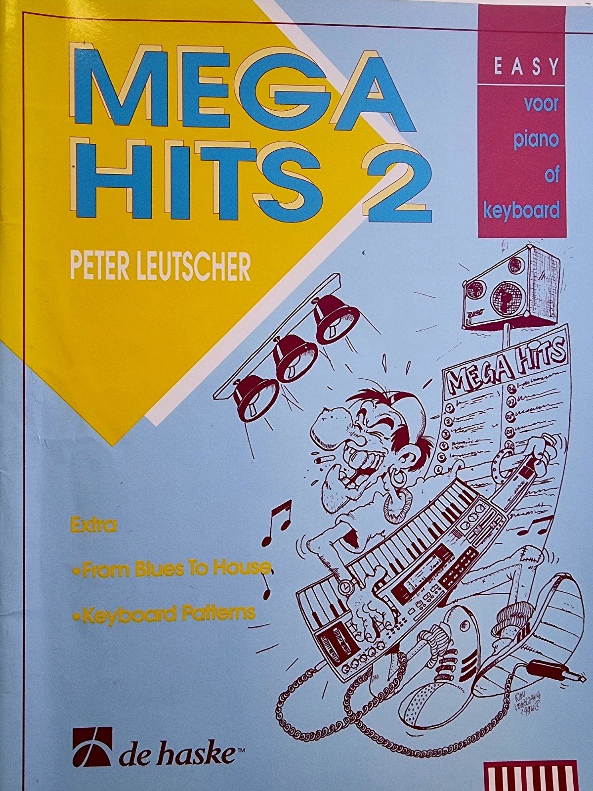 Mega Hits 2 - Easy voor piano of keyboard bladmuziek Ky9, Muziek en Instrumenten, Bladmuziek, Verzenden, Zo goed als nieuw, Keyboard