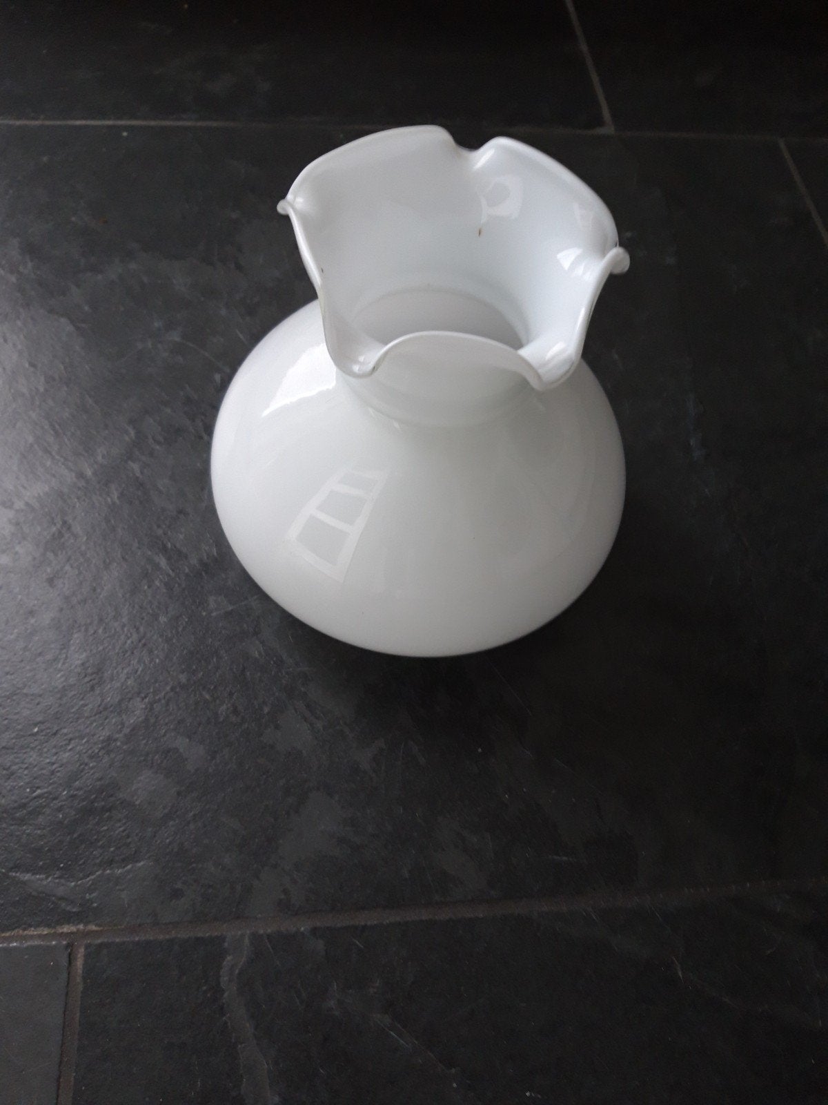 Melk glazen lampen kap, Ophalen, Zo goed als nieuw, Glas