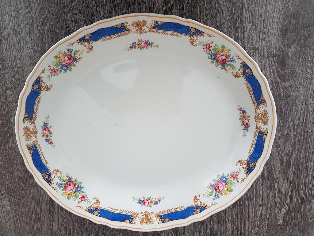 Grindley Creampetal England serveerschaal, Antiek en Kunst, Antiek | Servies los, Ophalen