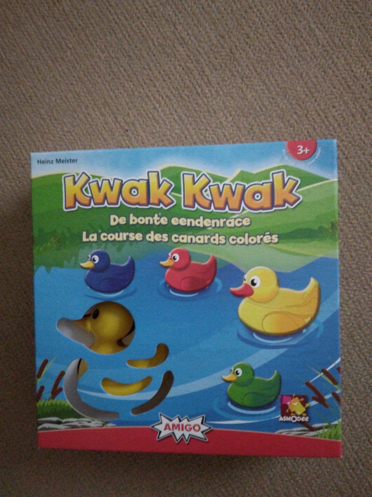 Kwak kwak spel de  bonte  eendenrace, Ophalen of Verzenden