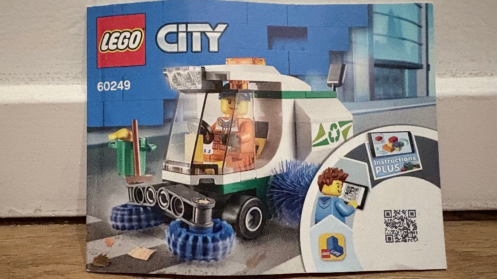 Lego City 60249 Straatveegmachine auto straatveger, Lego, Ophalen of Verzenden, Complete set, City