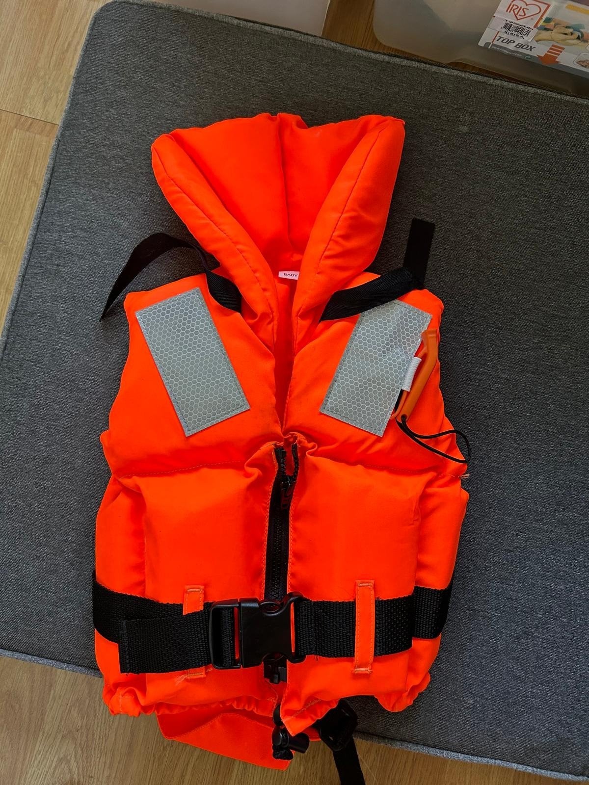Baby Reddingsvest 100N - Oranje (10-15 kg), Ophalen of Verzenden