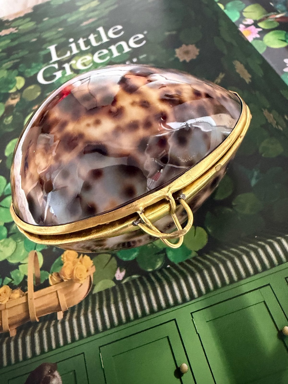 Uniek Sieradendoosje van Kauri Schelp, Diversen, Ophalen of Verzenden