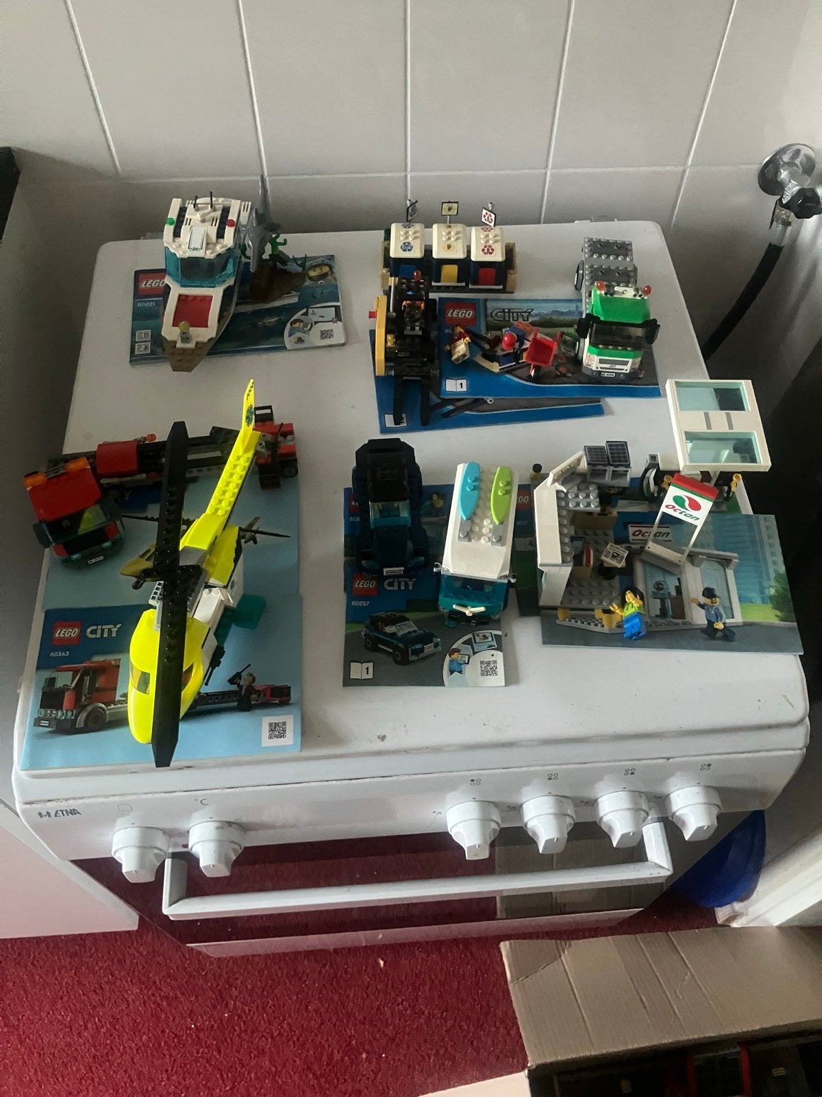 Grote collectie LEGO City sets met instructies, Ophalen, Lego, Complete set, Inclusief instructies