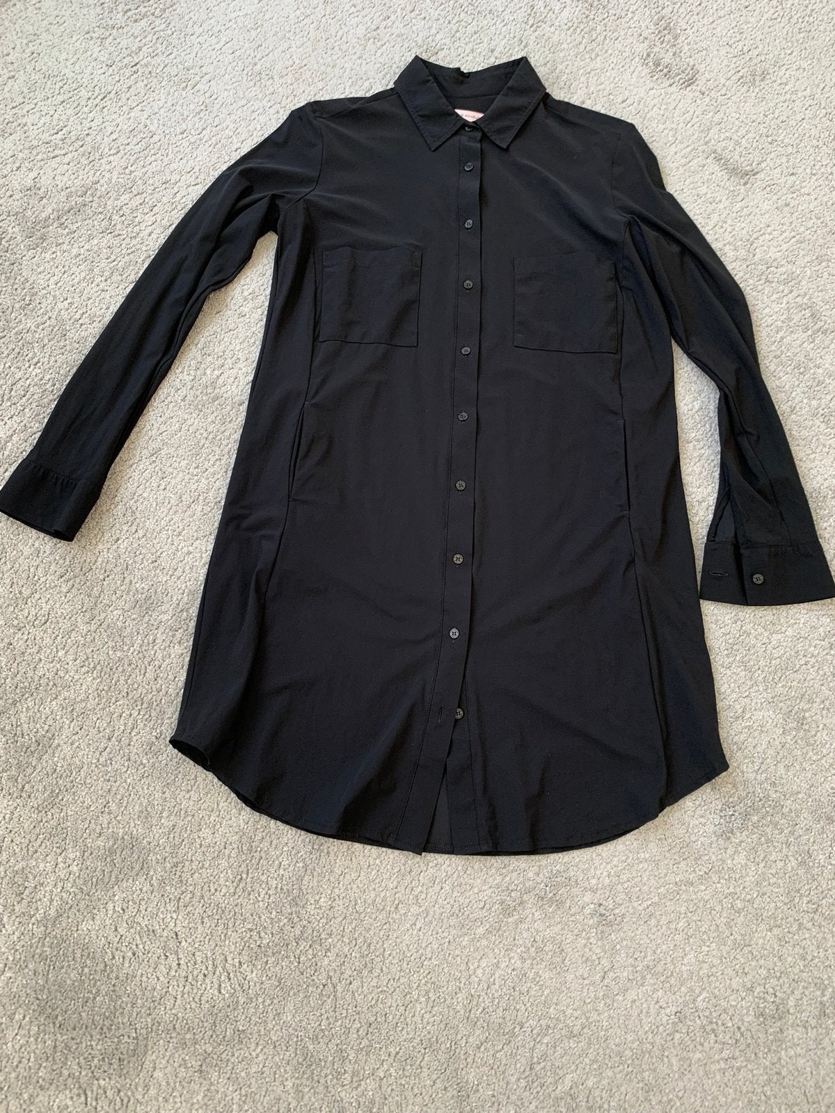 Prachtige lange blouse Studio Anneloes travelstof zwart mt S, Ophalen of Verzenden, Zo goed als nieuw, Maat 36 (S), Zwart