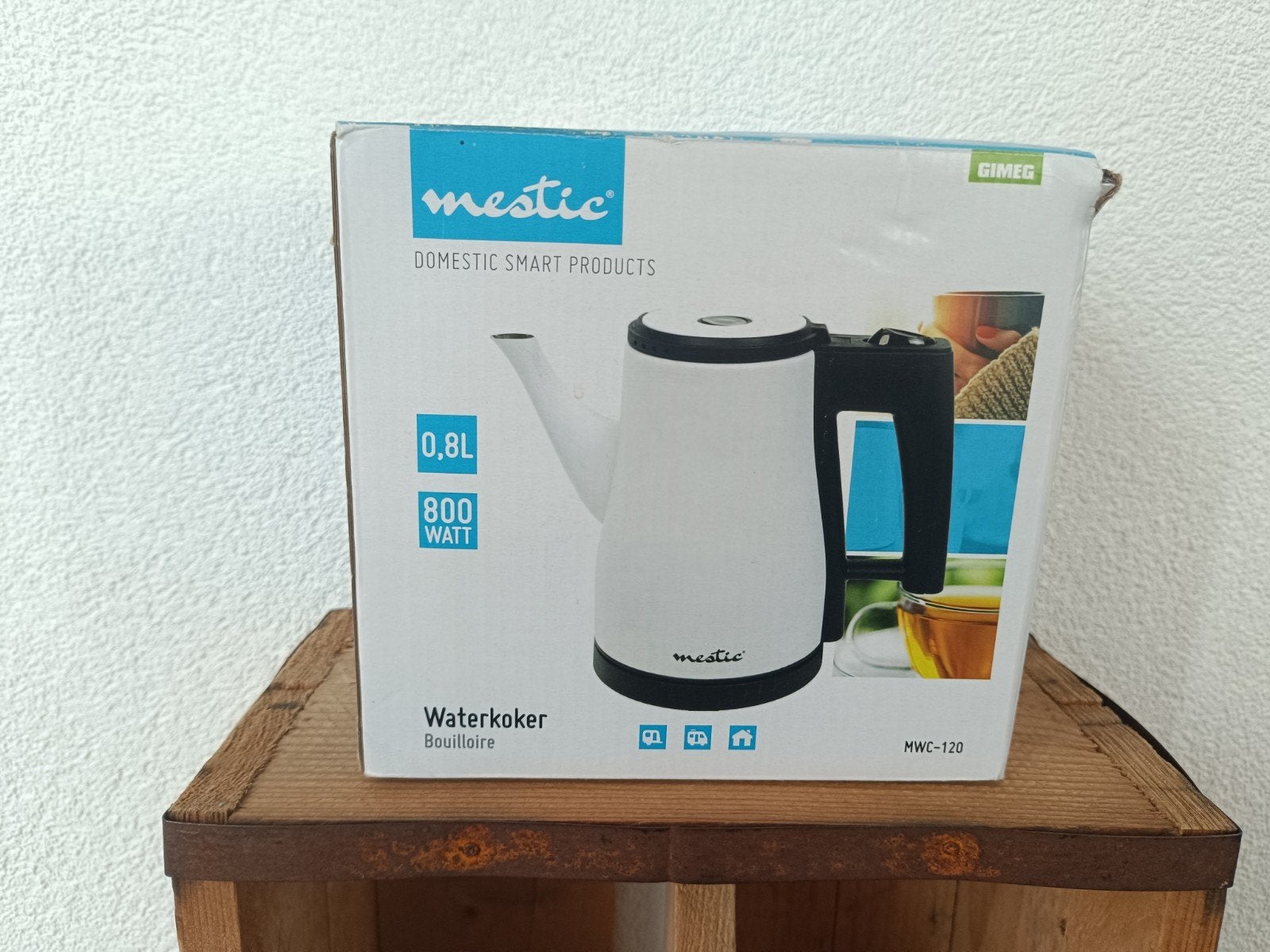 Camping waterkoker., Minder dan 1 liter, Ophalen of Verzenden