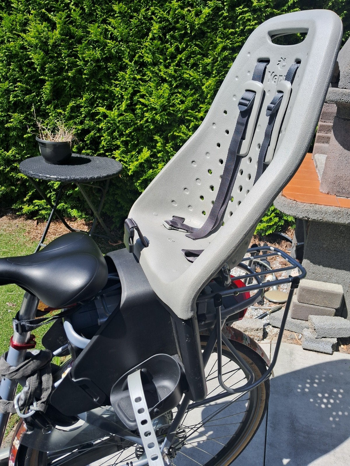 Yepp Easyfit Achterzitje incl. XL bagagedrager en 2 sleutels, Achterzitje, Yepp, Ophalen, 15 t/m 25 kg