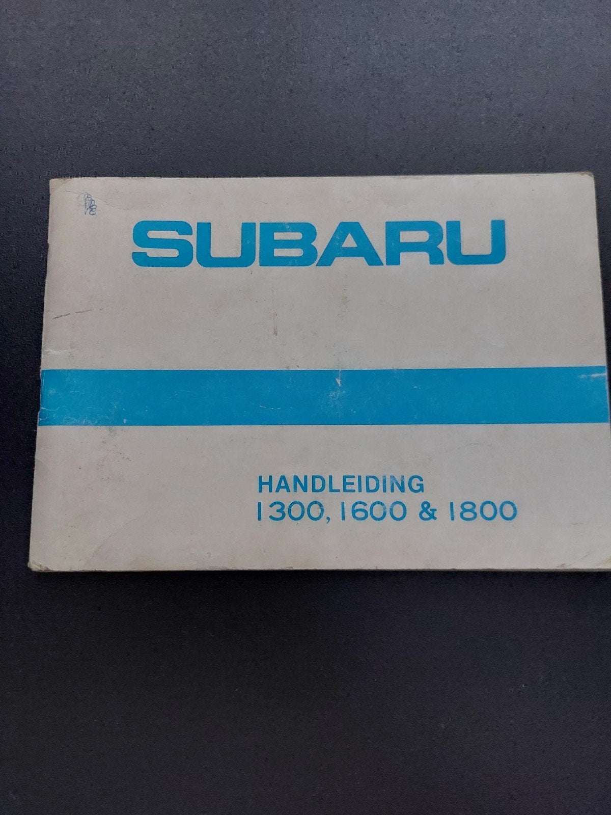 Subaru Handleiding 1300, 1600 & 1800, Ophalen of Verzenden