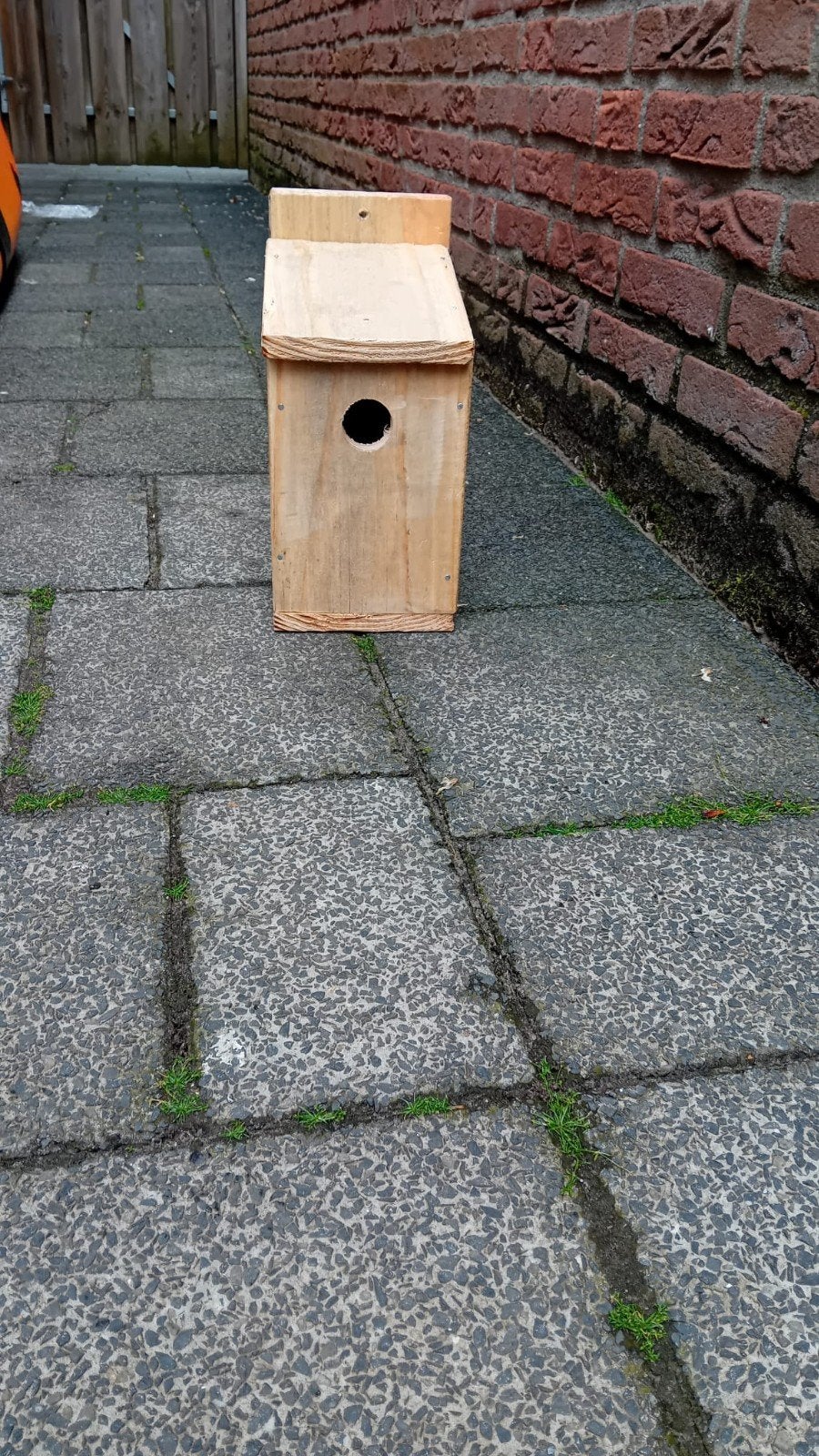 Houten vogelhuisje - Nieuw en ongebruikt, Ophalen of Verzenden, Nieuw