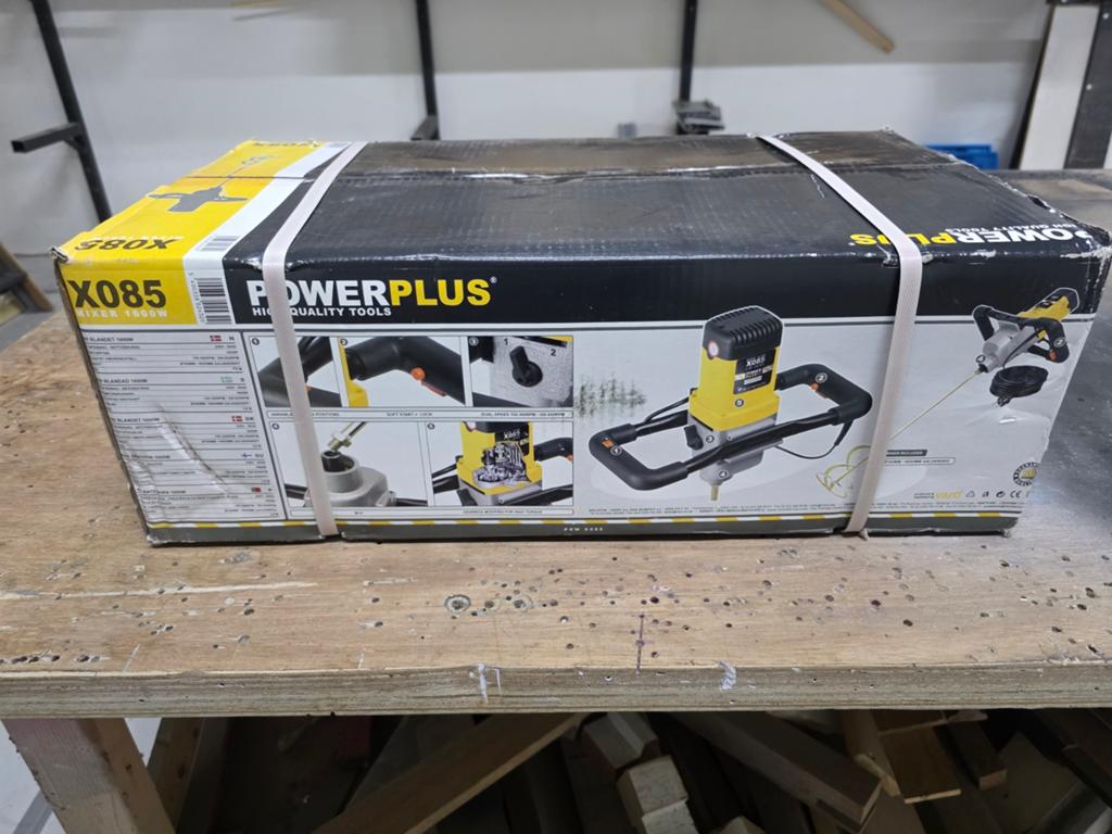 Stucmixer / Betonmixer PowerPlus 1600, Ophalen, Nieuw