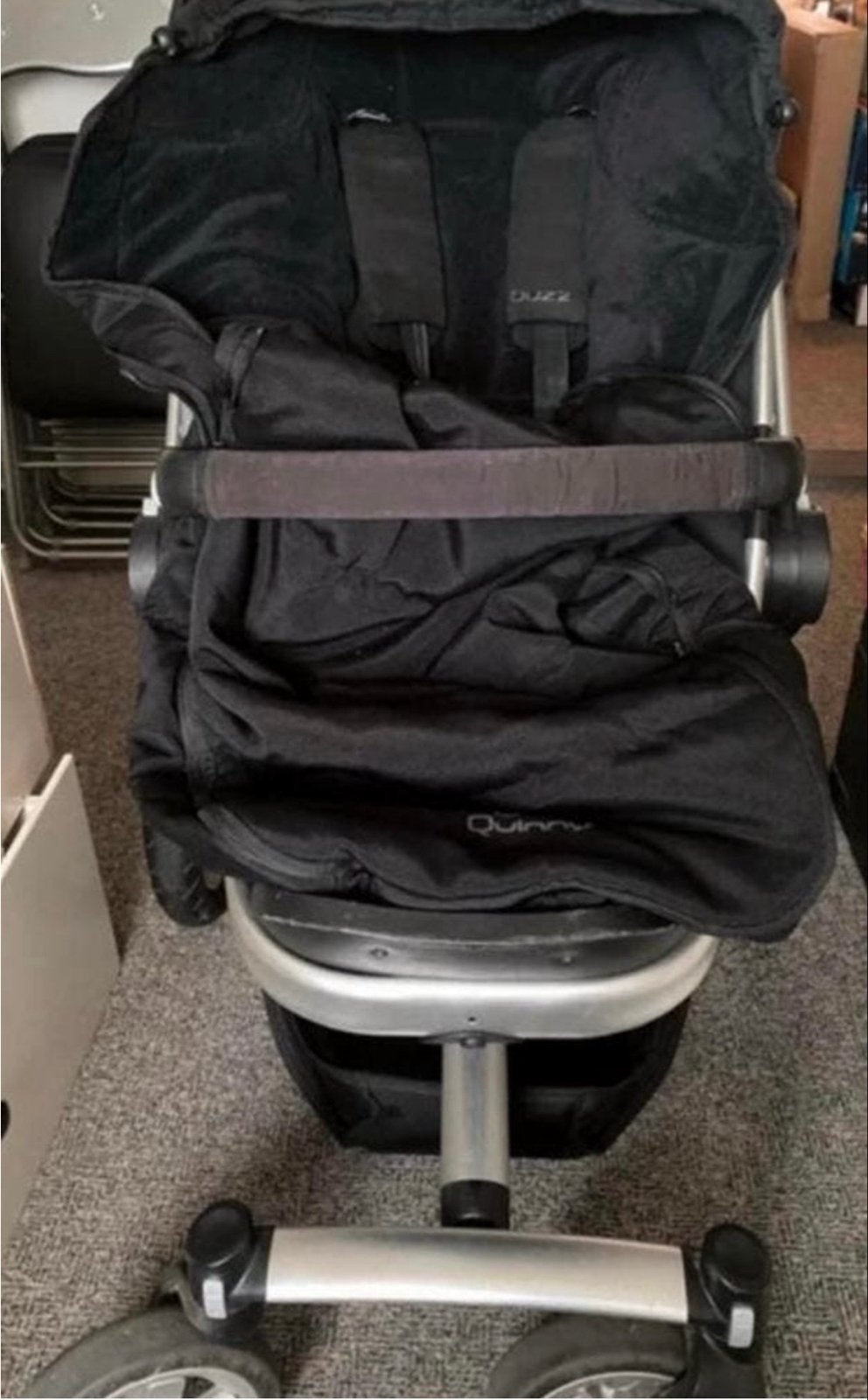 Quinny Combiwagen met Maxi-Cosi autostoel, buggy en reiswieg, Kinderen en Baby's, Kinderwagens en Combinaties, Ophalen, Gebruikt