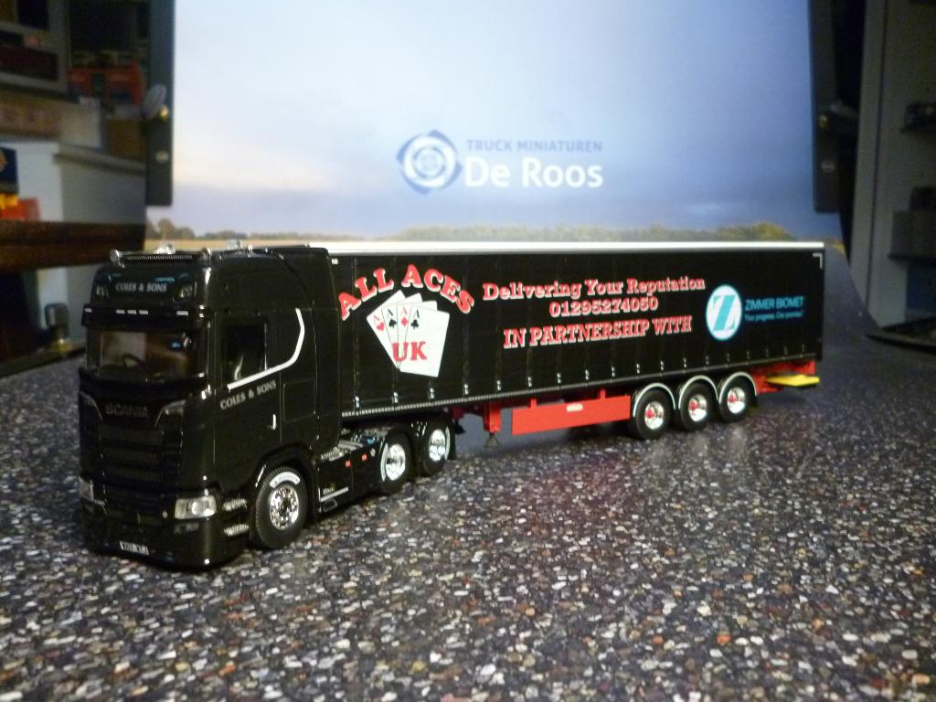 Tekno  Scania S 580 Coles All Aces, Ophalen of Verzenden, Nieuw, Bus of Vrachtwagen, Tekno