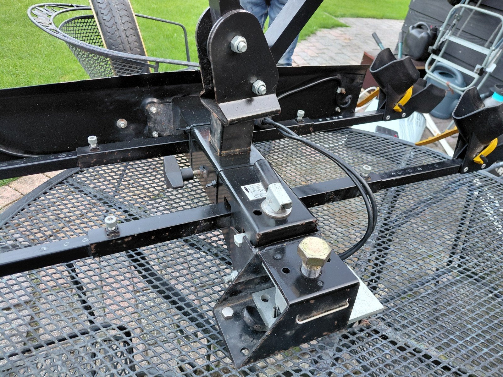 Spinder Hawk Kantelbare Fietsendrager voor Trekhaak, Ophalen, Zo goed als nieuw, 2 fietsen, Trekhaakdrager