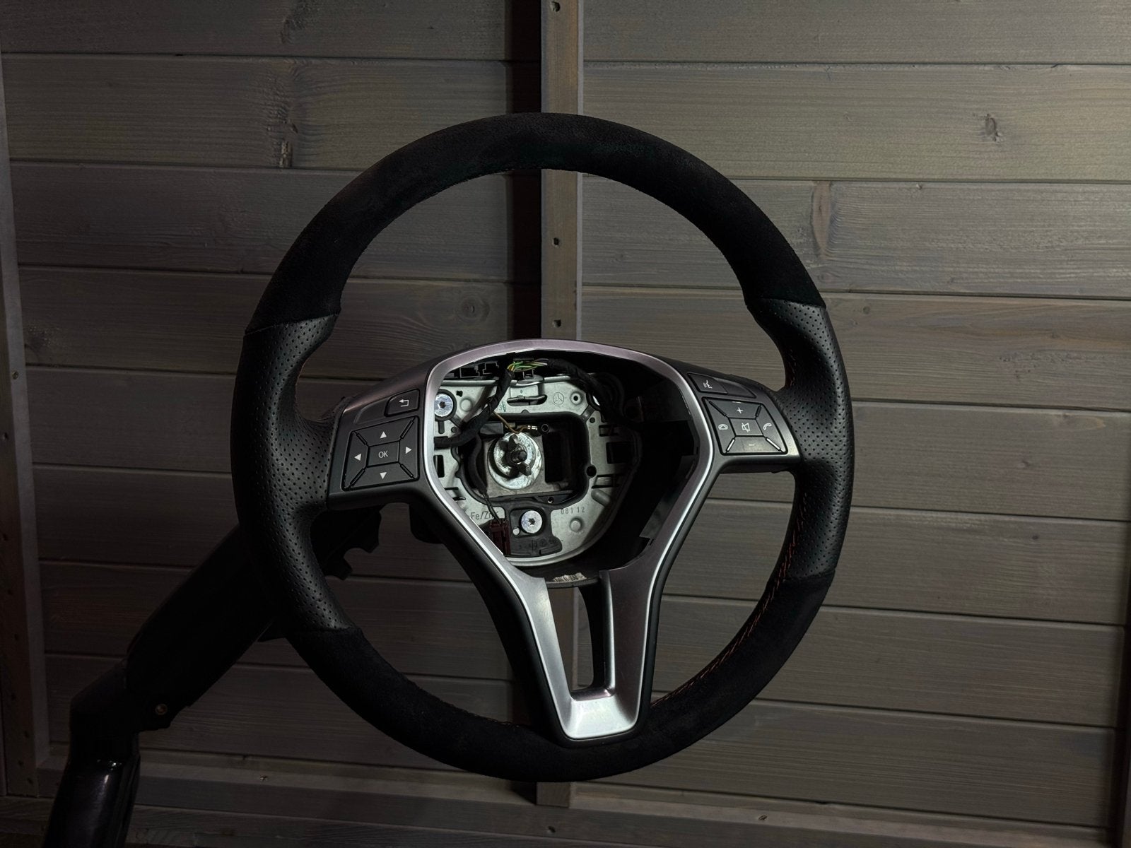 Mercedes-Benz stuurwiel met rode stiksels, Ophalen of Verzenden, Nieuw, Mercedes-Benz