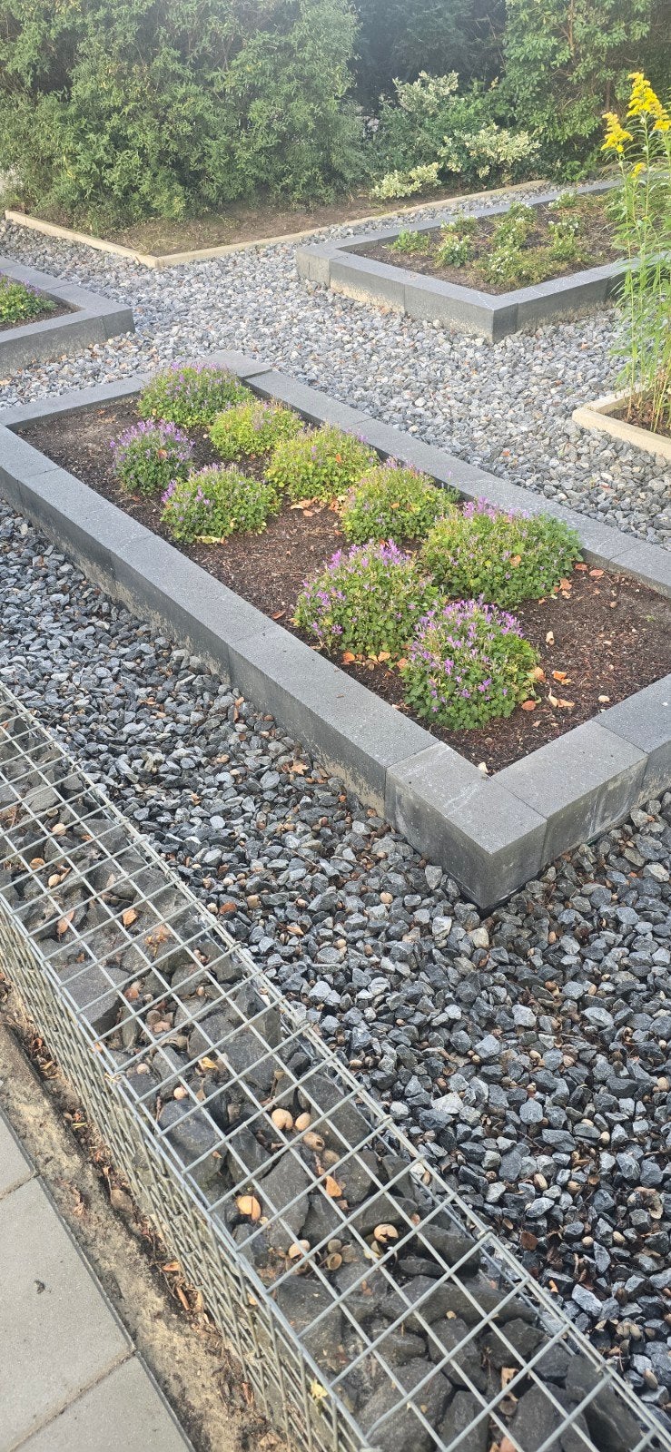 Antraciet bielzen / stapelblokken diverse maten, Tuin en Terras, Bielzen en Borders, Gebruikt, Biels, Ophalen of Verzenden, Minder dan 25 cm