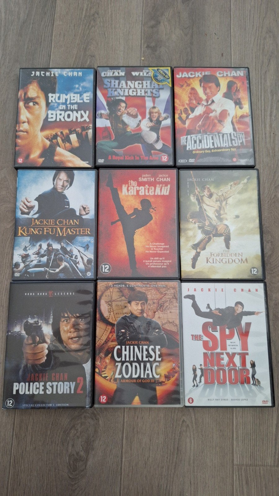 Jackie chan dvd's, Vanaf 16 jaar, Ophalen of Verzenden, Zo goed als nieuw, Actie