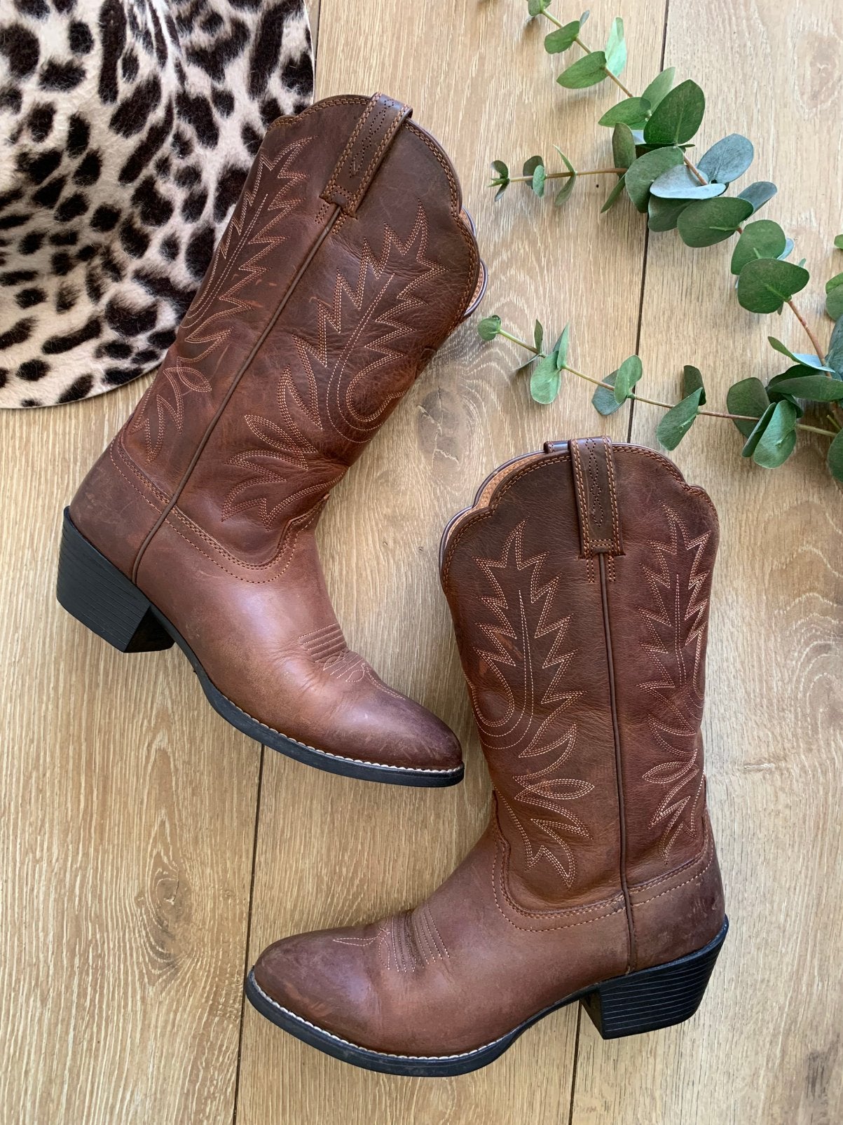 Ariat cowboylaarzen 38 western boots bohemian laarzen, Hoge laarzen, -, Ophalen of Verzenden, Zo goed als nieuw