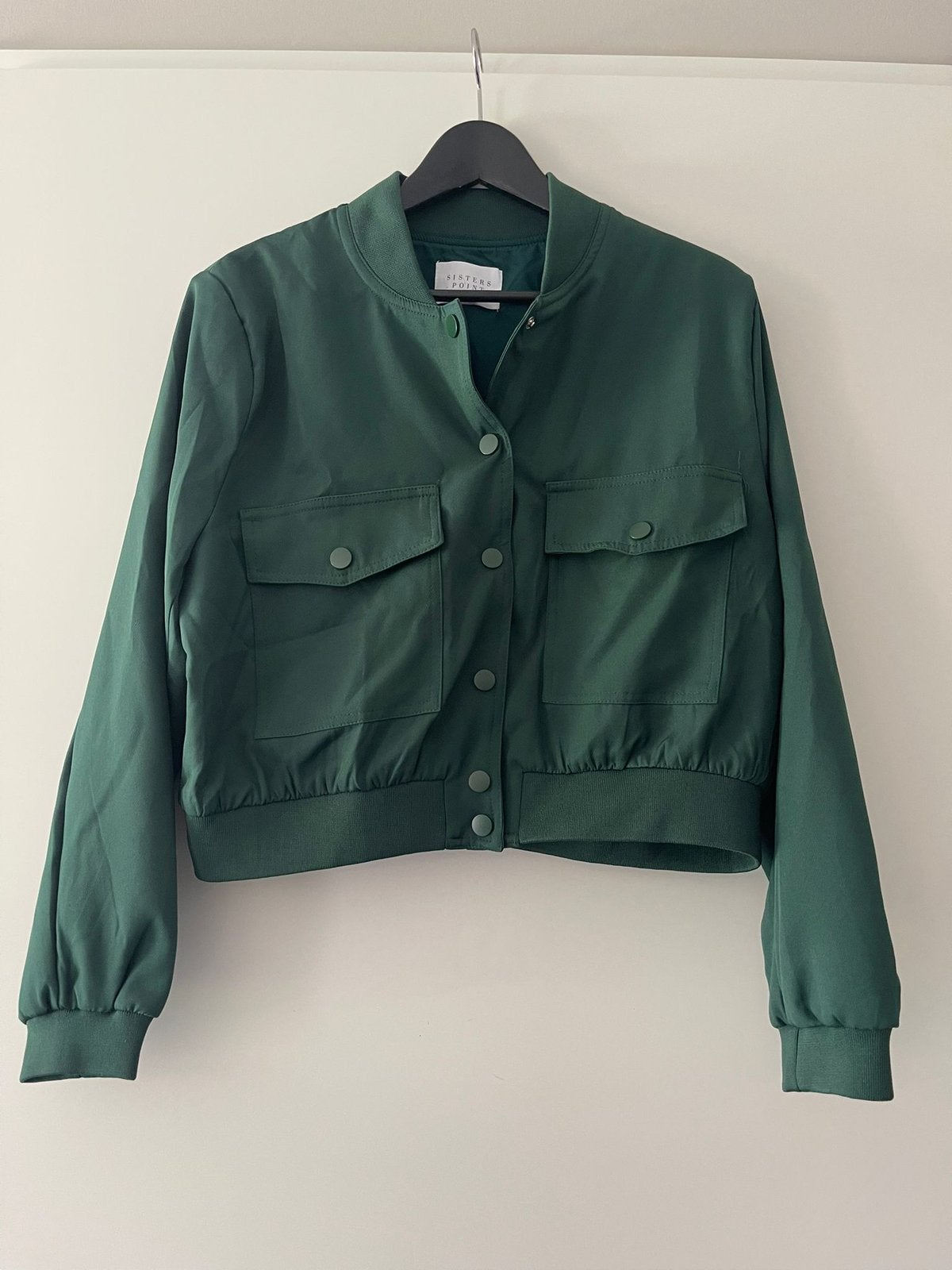 Sister Point bomberjack maat M, Kleding | Dames, Ophalen of Verzenden, Zo goed als nieuw, Maat 38/40 (M), Groen