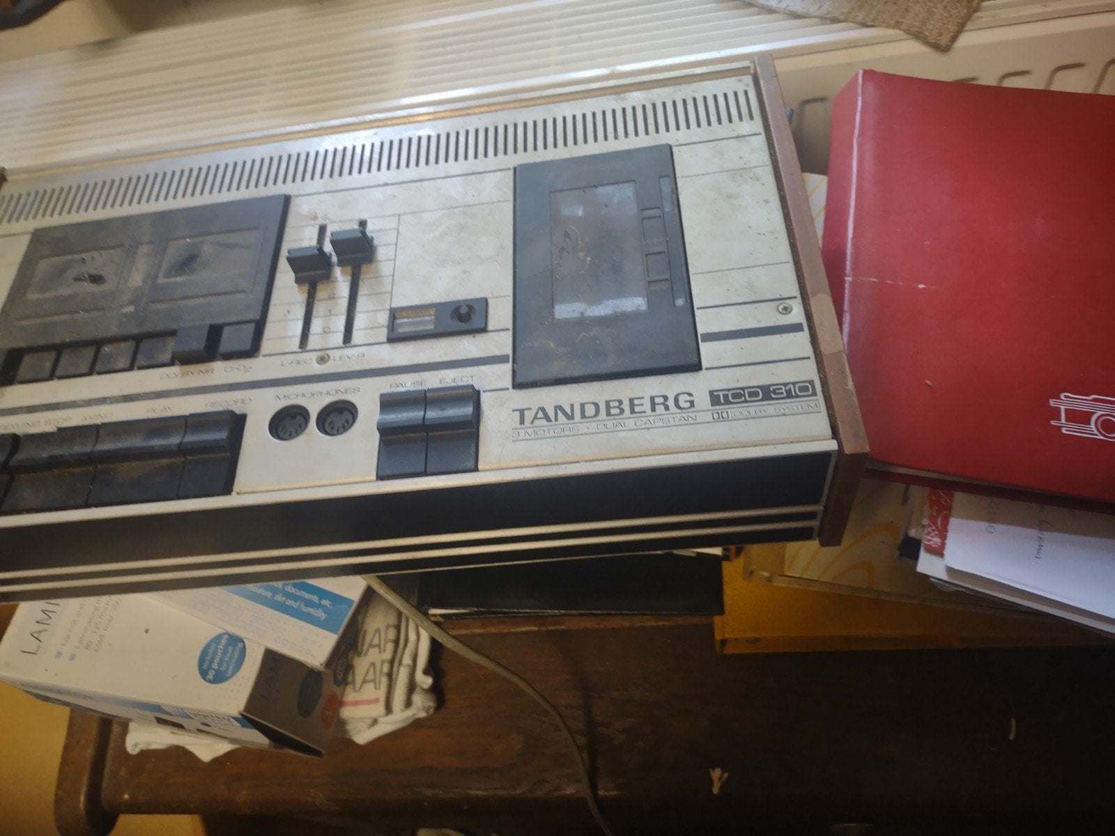 Tandberg TCD 310 Cassettedeck - Vintage Audio, Ophalen of Verzenden, Enkel, Overige merken