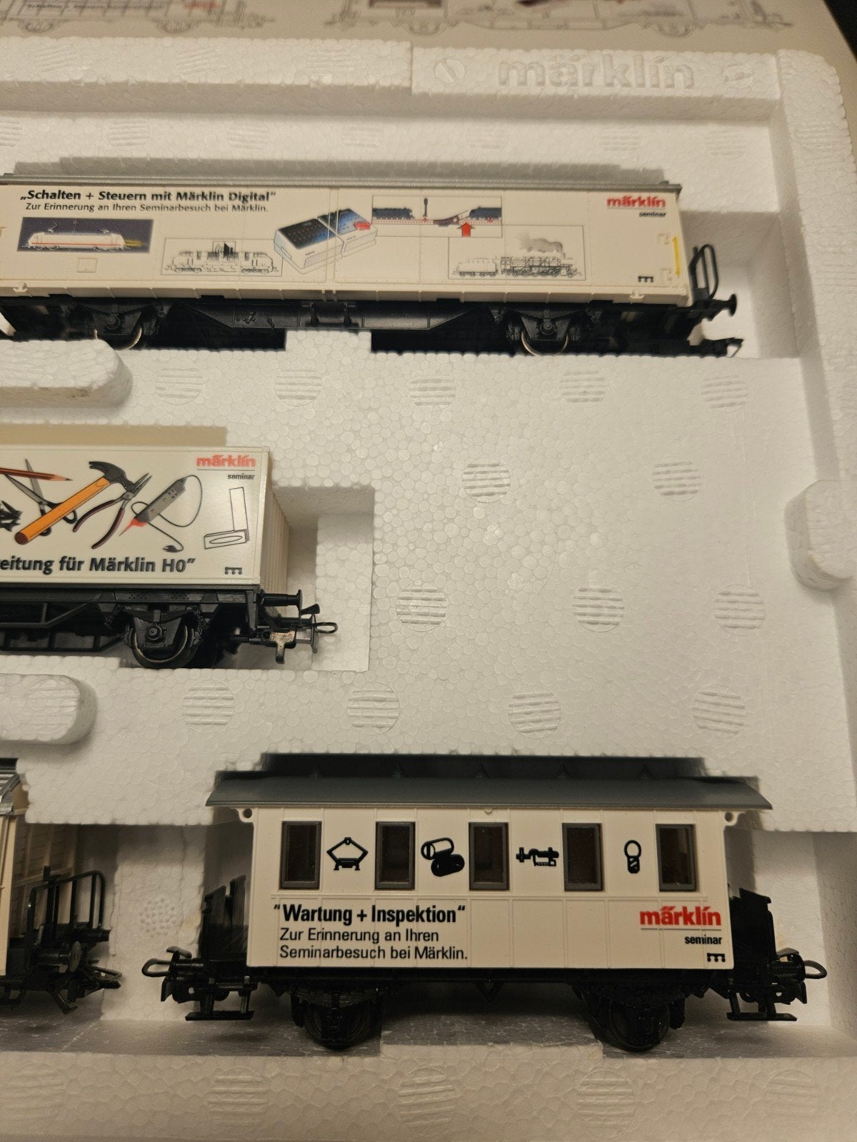 Märklin H0 Wagon Set Seminar 94123 - Nieuw in doos, Hobby en Vrije tijd, Modeltreinen | H0, Treinset, Nieuw, Info@maerklin.de