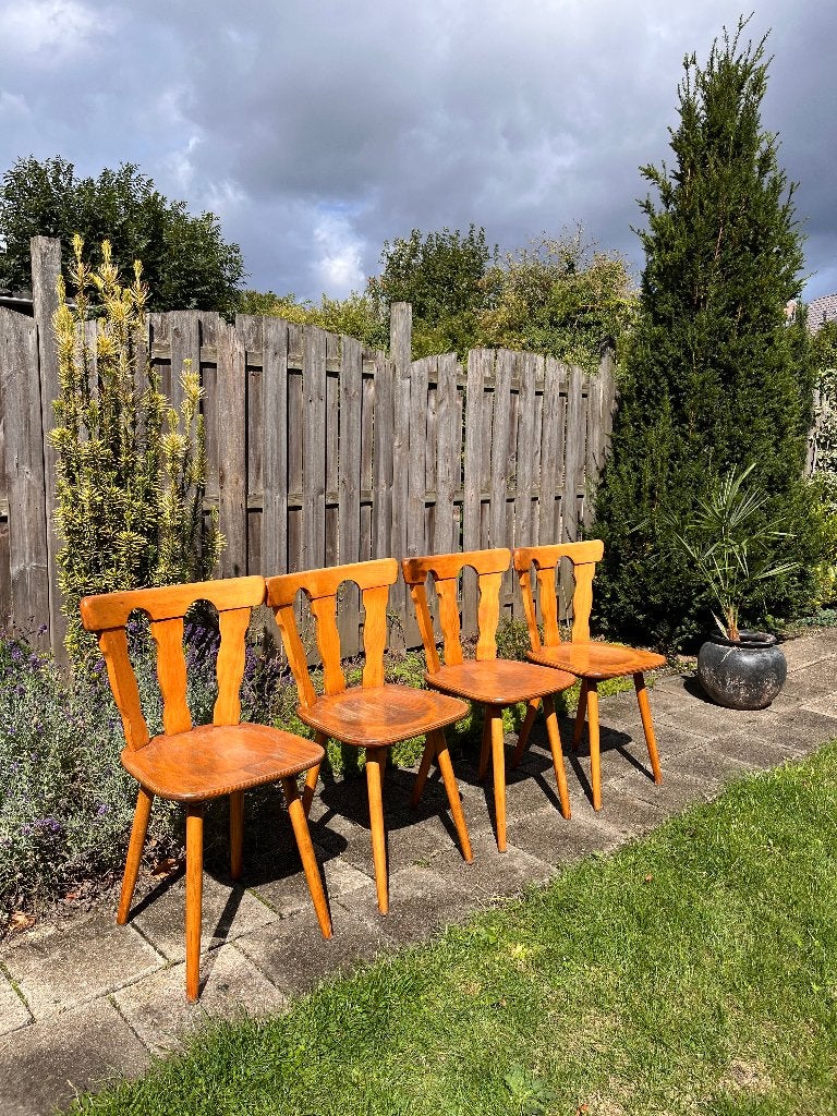 Houten stoelen, Ophalen, Gebruikt, Bruin, Hout