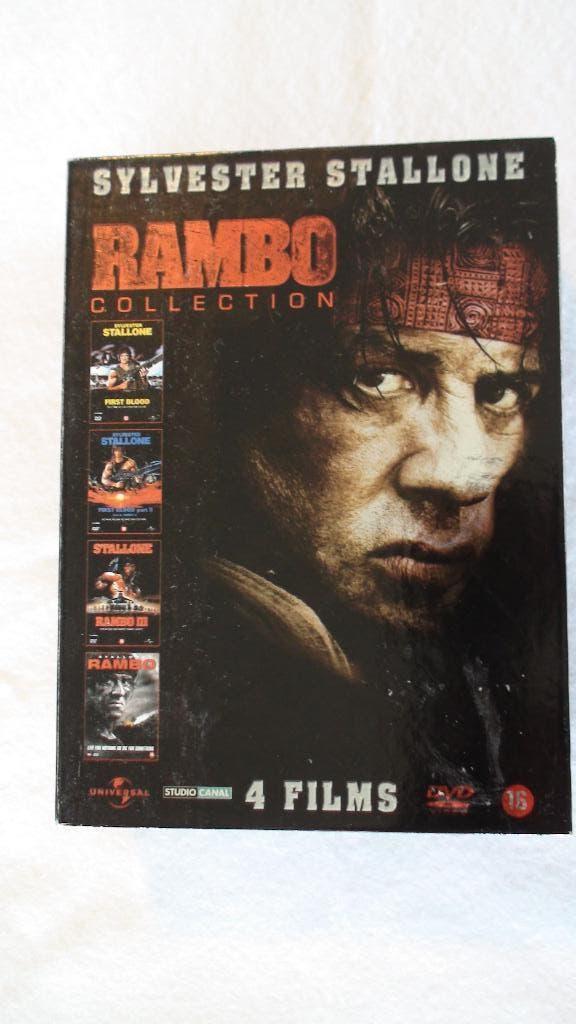 Rambo Collection 4 films Sylvester Stallone, Vanaf 16 jaar, Boxset, Actie, Ophalen of Verzenden